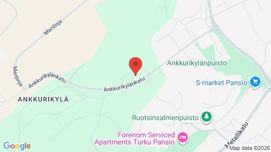 Apartments for rent i Turku - kort over placeringen