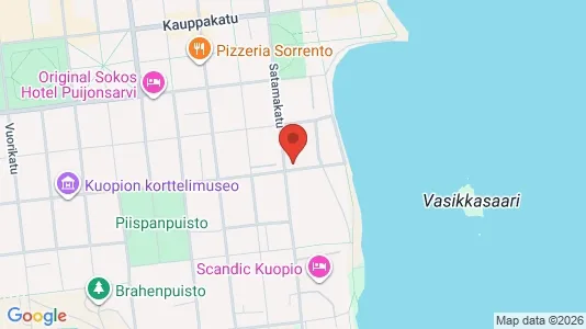 Apartments for rent i Kuopio - kort over placeringen