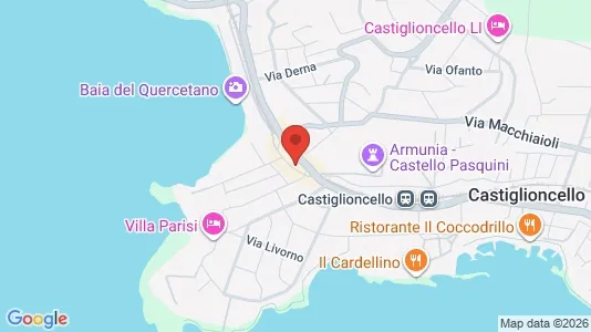 Apartments for rent i Rosignano Marittimo - kort over placeringen