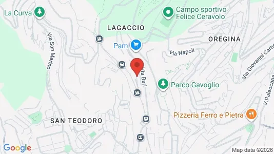 Apartments for rent i Genoa - kort over placeringen