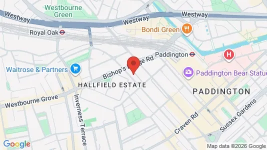 Apartments for rent i London W2 - kort over placeringen
