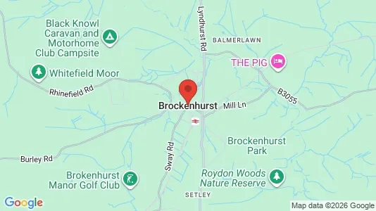 Houses for rent i Brockenhurst - Hampshire - kort over placeringen