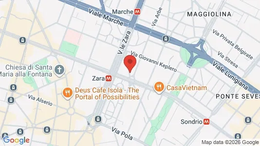 Apartments for rent i Milano Zona 2 - Stazione Centrale, Gorla, Turro, Greco, Crescenzago - kort over placeringen