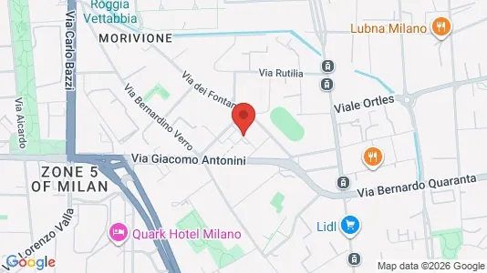 Rooms for rent i Milano Zona 5 - Vigentino, Chiaravalle, Gratosoglio - kort over placeringen