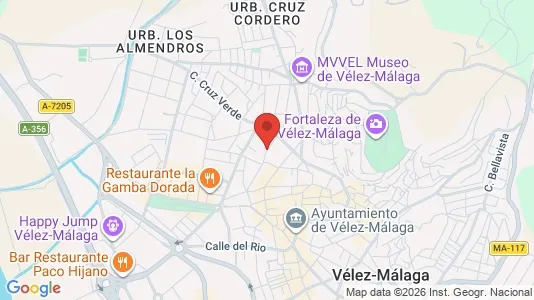 Apartments for rent i Vélez-Málaga - kort over placeringen