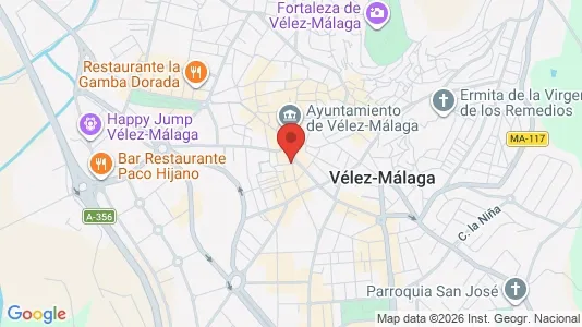 Apartments for rent i Vélez-Málaga - kort over placeringen