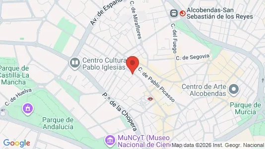 Apartments for rent i Alcobendas - kort over placeringen