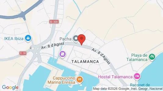 Apartments for rent i Eivissa - kort over placeringen