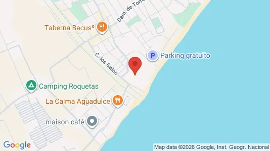 Apartments for rent i Roquetas de Mar - kort over placeringen