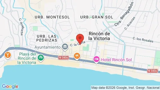 Apartments for rent i Rincón de la Victoria - kort over placeringen