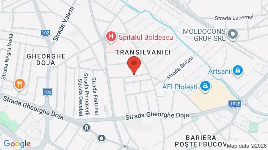 Apartments for rent i Blejoi - kort over placeringen