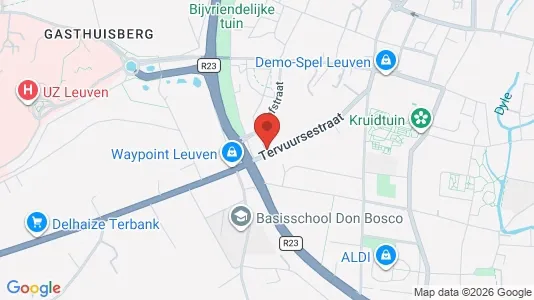 Apartments for rent i Leuven - kort over placeringen