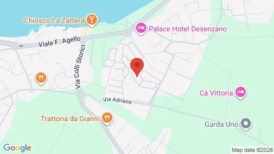 Apartments for rent i Desenzano del Garda - kort over placeringen