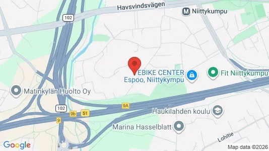Apartments for rent i Espoo - kort over placeringen