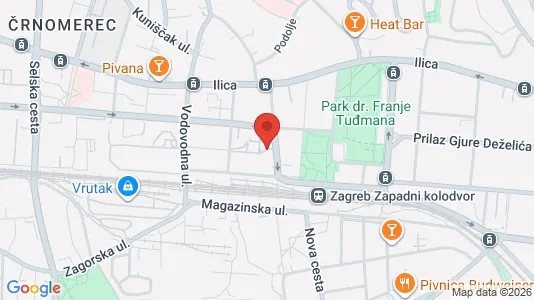 Apartments for rent i Sljeme (Medvednica-Tomislavac) - kort over placeringen