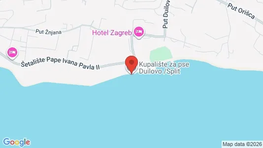 Apartments for rent i Split - kort over placeringen