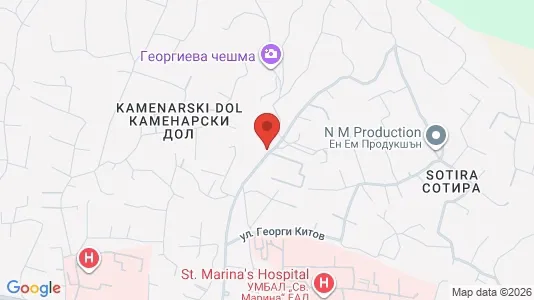 Apartments for rent i Varna Primorski - kort over placeringen