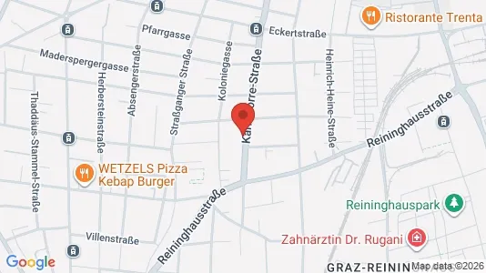 Apartments for rent i Graz - kort over placeringen