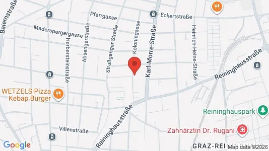 Apartments for rent i Graz - kort over placeringen