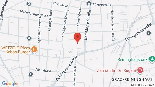 Apartments for rent i Graz - kort over placeringen