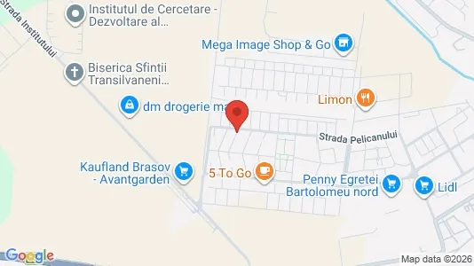 Apartments for rent i Braşov - kort over placeringen