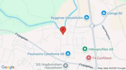 Apartments for rent i Hässleholm - kort over placeringen