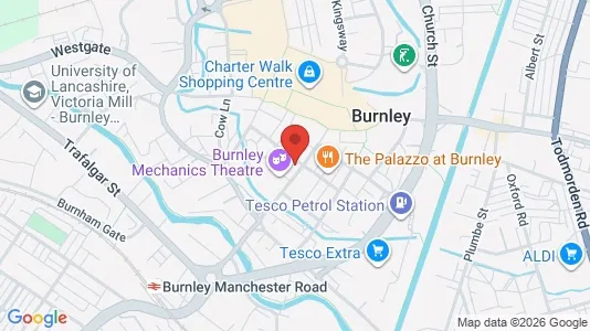 Apartments for rent i Burnley - Lancashire - kort over placeringen