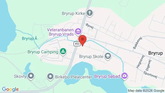 Apartments for rent i Bryrup - kort over placeringen