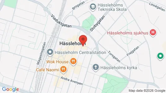 Apartments for rent i Hässleholm - kort over placeringen