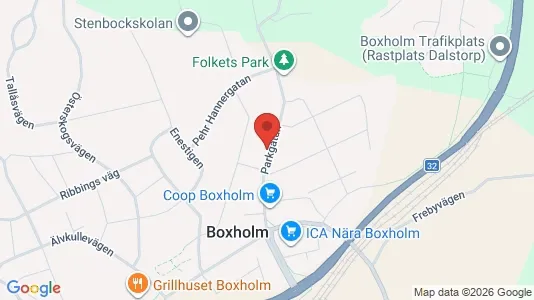 Apartments for rent i Boxholm - kort over placeringen