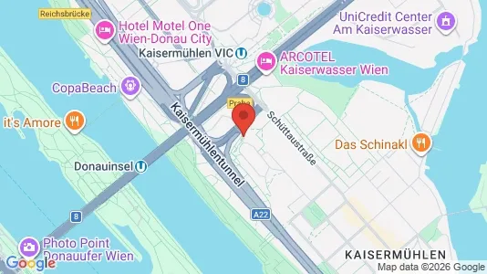 Apartments for rent i Vienna Donaustadt - kort over placeringen