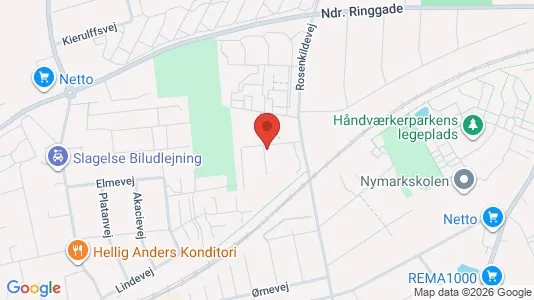 Apartments for rent i Slagelse - kort over placeringen