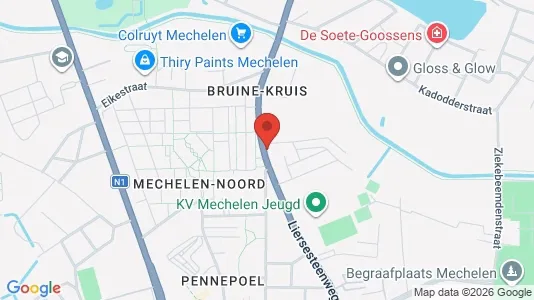 Apartments for rent i Mechelen - kort over placeringen