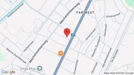 Apartments for rent i Vilvoorde - kort over placeringen