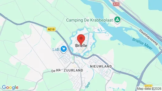 Apartments for rent i Brielle - kort over placeringen