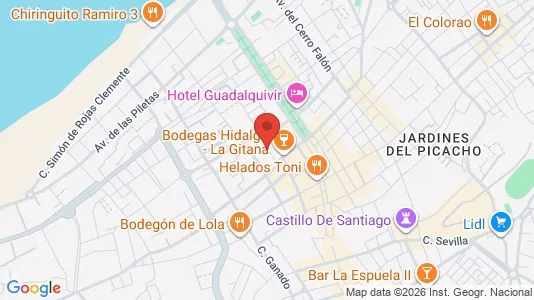 Apartments for rent i Sanlúcar de Barrameda - kort over placeringen