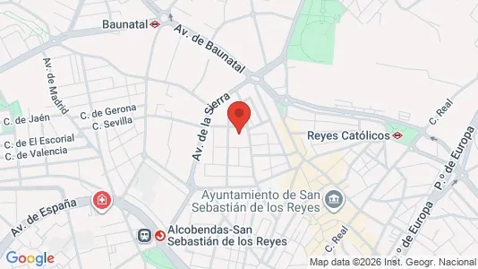 Rooms for rent i San Sebastián de los Reyes - kort over placeringen