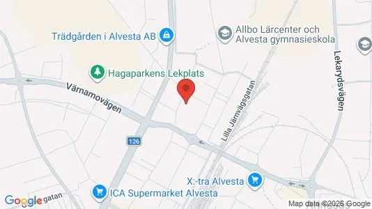 Apartments for rent i Alvesta - kort over placeringen