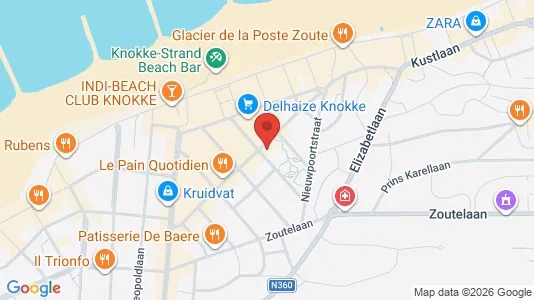 Apartments for rent i Knokke-Heist - kort over placeringen
