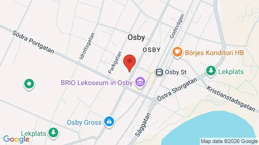 Apartments for rent i Osby - kort over placeringen