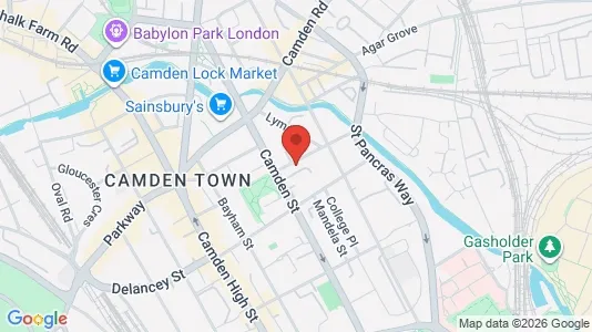 Apartments for rent i London NW1 - kort over placeringen