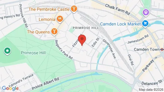 Apartments for rent i London NW1 - kort over placeringen