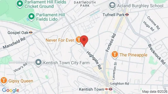 Apartments for rent i London NW5 - kort over placeringen