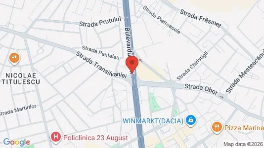 Apartments for rent i Buzău - kort over placeringen