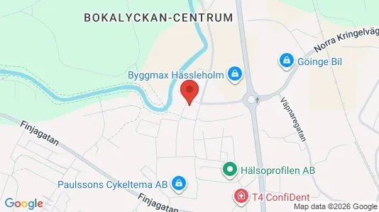 Apartments for rent i Hässleholm - kort over placeringen