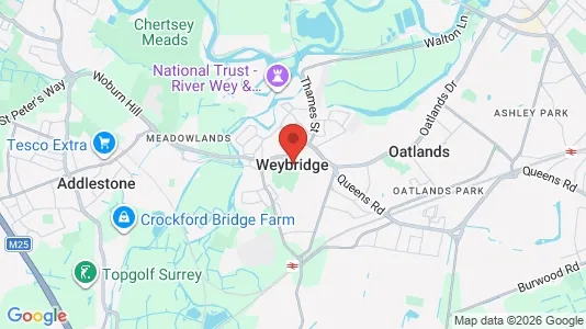 Houses for rent in Weybridge - Surrey - Photo from Google Street View