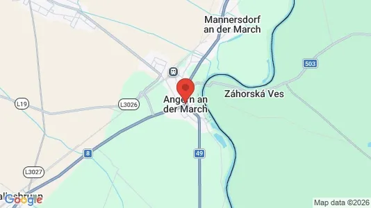 Apartments for rent i Angern an der March - kort over placeringen