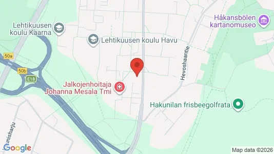 Apartments for rent i Vantaa - kort over placeringen