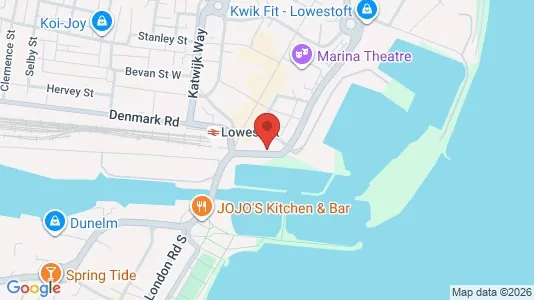 Apartments for rent i Lowestoft - Suffolk - kort over placeringen
