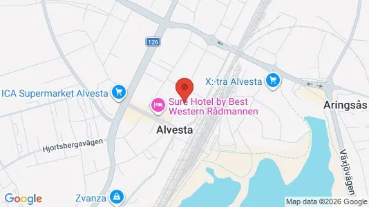 Apartments for rent i Alvesta - kort over placeringen
